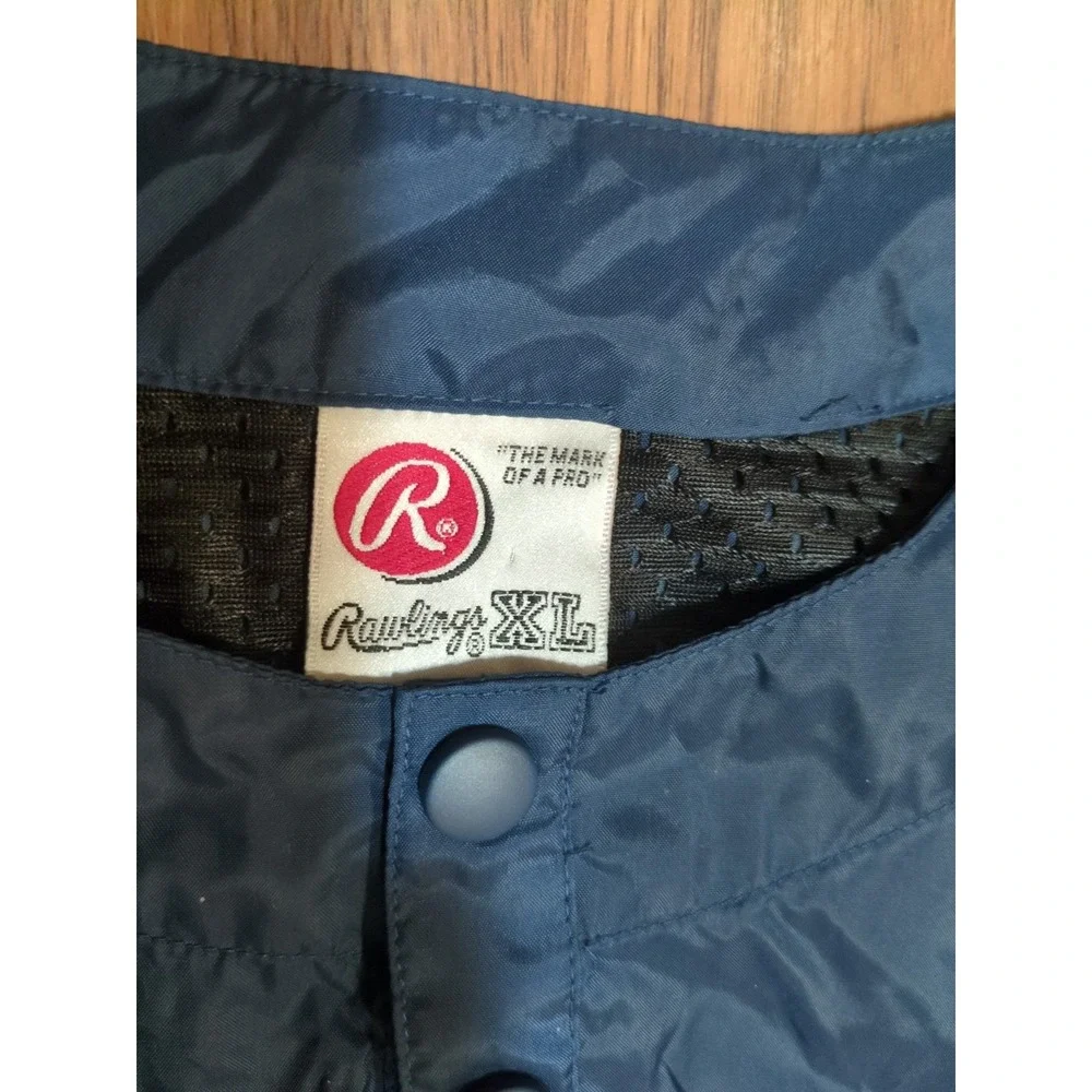 Vintage Short Sleeve XL Cleveland Indians Warmup Rawlings Guardians Windbreaker